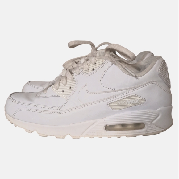 Nike Air Max 90 Triple White Leather vintage from 2006 - Picture 3 of 5